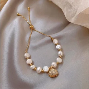 Golden Tide Pearl Bracelet